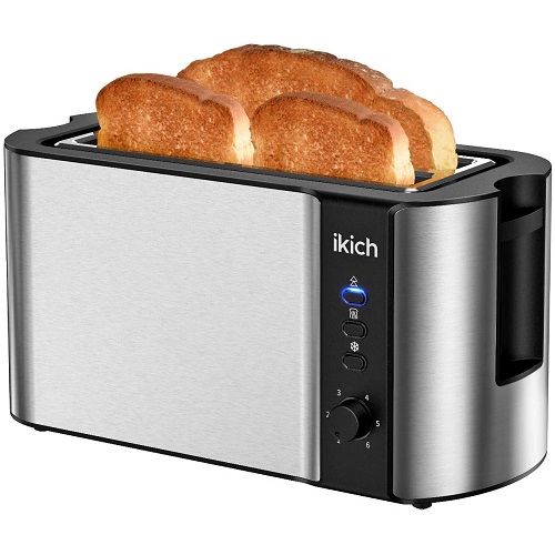 Ikich 4 Long Slice Toaster